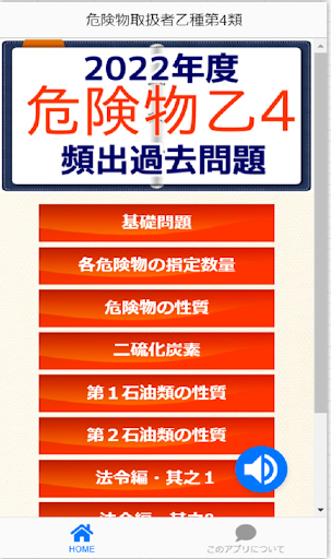 危険物取扱者 乙4　国家試験問題集 Screen 3