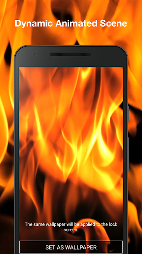 Burning Live Wallpaper Screen 2