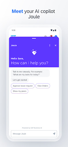 Screenshot of SAP Mobile Start