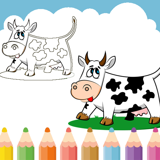 Cow Coloring Book  Icon