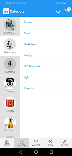 FlatShop - Ecommerce App Screen 2