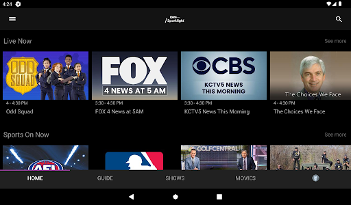Screenshot of FidelityTV