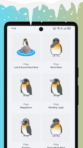 Pingu Soundboard Screen 2