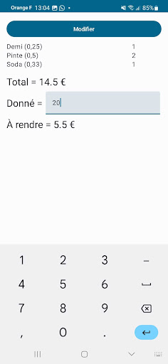 Iffendic en Caisse - Vente Screen 2