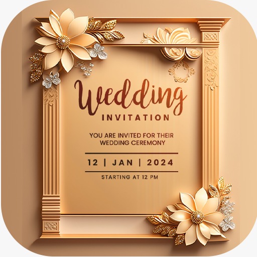 Invitations card Maker App logo