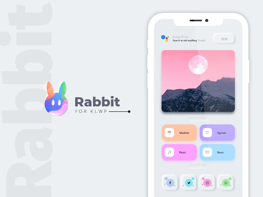 Rabbit KLWP Presets Screen 3