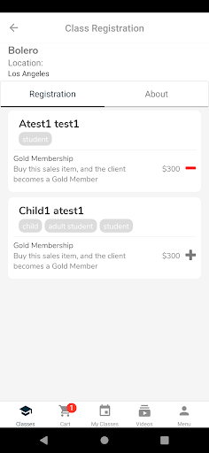 Dance Studio Manager