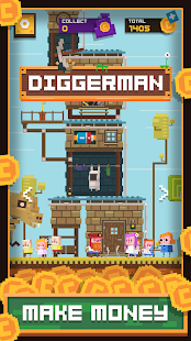 Diggerman - Arcade Gold Mining Simulator Screenshot