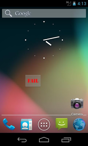 EpicFailWidget Screen 2