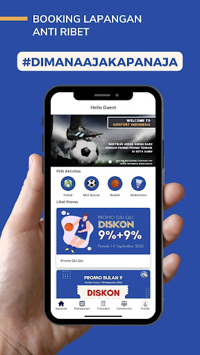 Android application Gosport Indonesia screenshort