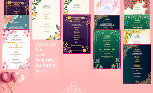 Muslim Wedding Card Maker Screenshot 1 - AppWisp.com