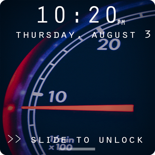 Speedometer Lock Screen logo