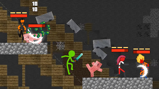 Captura de Pantalla 8 Stickman Combat: Craft War android