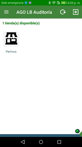 Android application AGO LB Auditoría screenshort