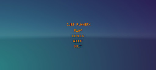 Android application Cube RunnerX screenshort