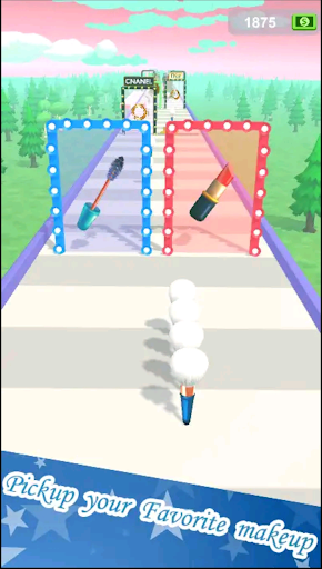 Android application Makeup Game: Fashion Stylist screenshort