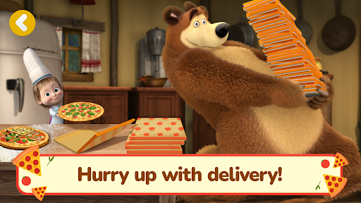 Masha and the Bear Pizza Maker 28