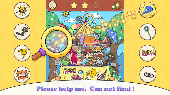 #2. Dudu Find Out Hidden Item Game (Android) By: YoYo Dress Up Games