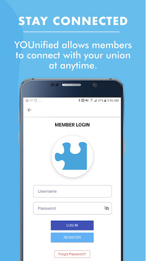 Android application Younified screenshort