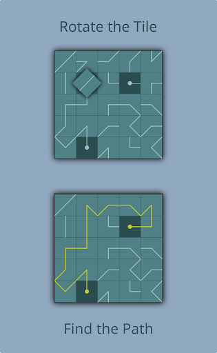 Android application Path Finder Puzzle screenshort