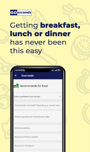 GOerrands - On-demand Delivery Screen 2