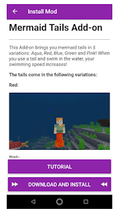 Mermaid Mod For PE 2.0 APK screenshots 3