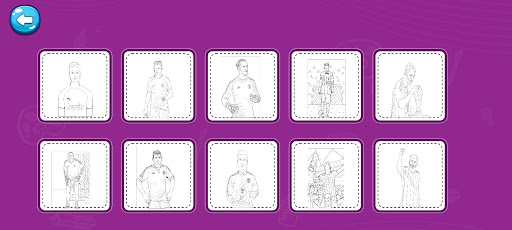 Color Football player