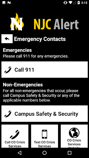 NJC Alert Screen 2