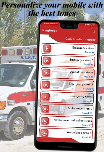 Emergency sounds Screen 3