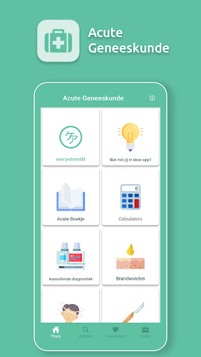 Android application Acute Geneeskunde screenshort