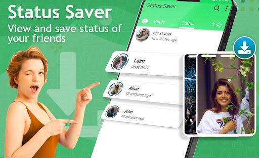 StatusSaver & Instant Messages Screen 2