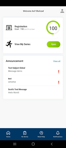 Android application HKRS MYLES screenshort