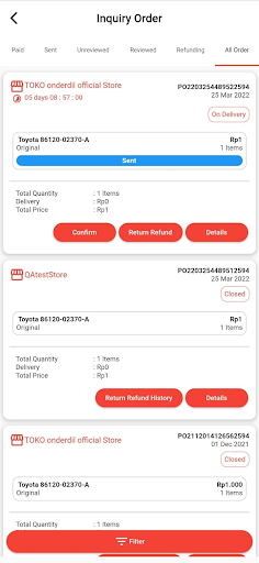 Tokoonderdil Mobile Screen 3