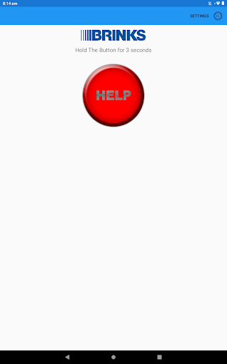BRINKS Help Button Screen 3