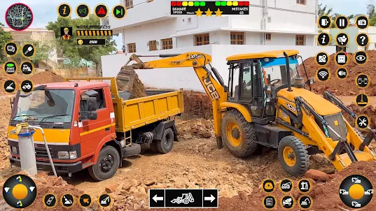 Real JCB Excavator Truck Games