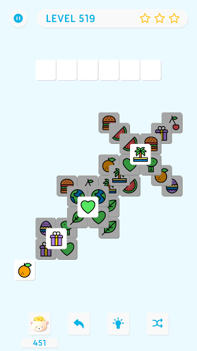 Android application Tiled - Tile Matching Game screenshort