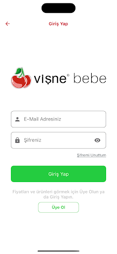 Android application Vişne Bebe screenshort