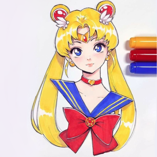 How to draw anime manga logo