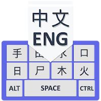 Chinese Keyboard: Cangjie Input Keypad