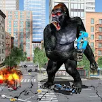 Cover Image of डाउनलोड Angry Gorilla Real Attack Game  APK