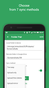 Autosync for Google Drive Screenshot