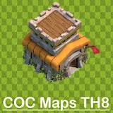New COC Town Hall 8 Maps icon