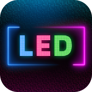 LED Banner Text Scrolling App