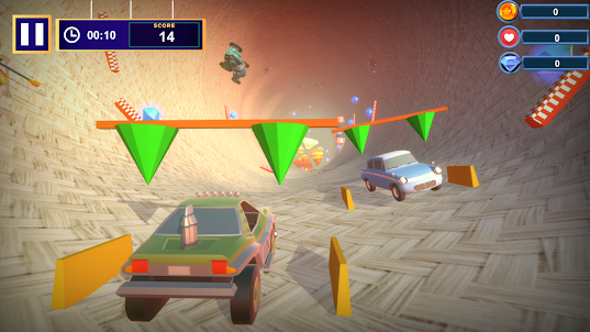 Underground Tunnel Game: Car3D