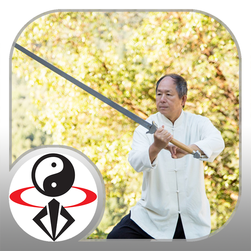 Tai Chi Sword w Dr. Yang YMAA logo