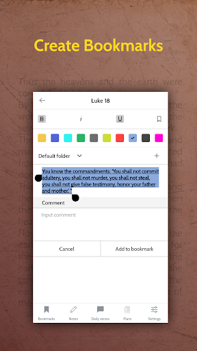 NIV Bible: offline reading app Screen 2