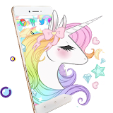 Rainbow Cloud Unicorn Theme icon
