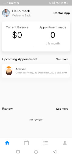 Android application Doctor App - Hallo Doctor screenshort