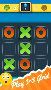 Tic Tac Toe (XXX 000) XOX Game