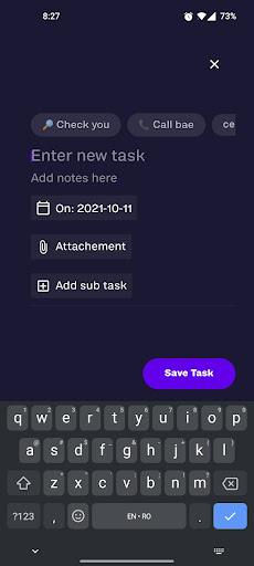 Danmar Activities Screen 2